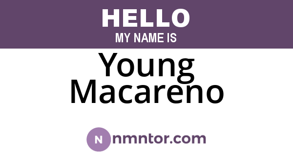 Young Macareno