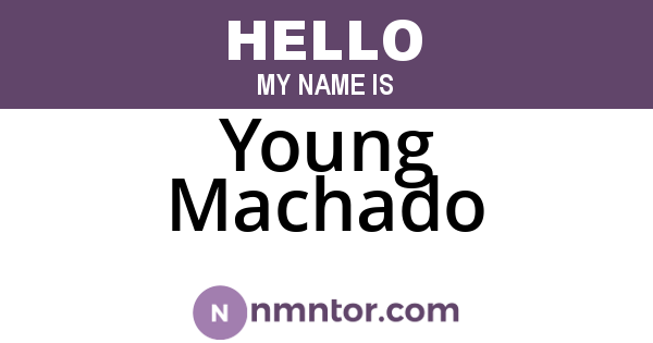 Young Machado