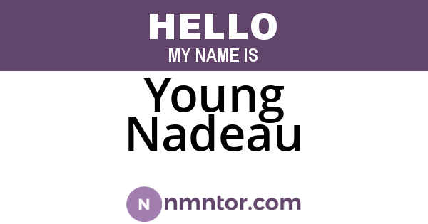 Young Nadeau