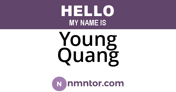 Young Quang