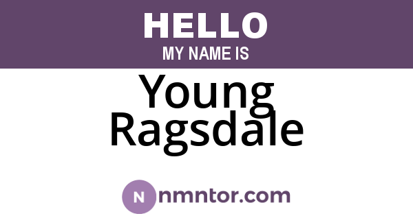 Young Ragsdale