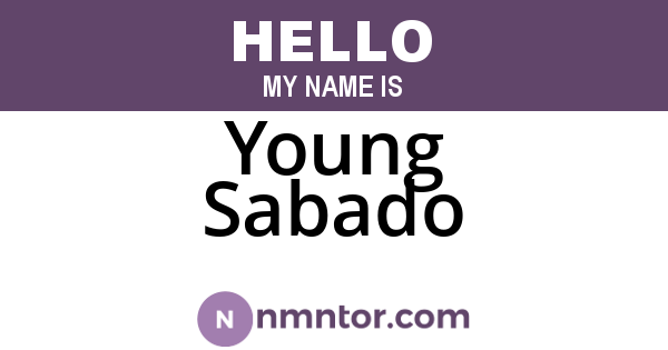 Young Sabado