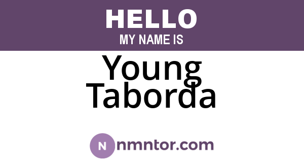 Young Taborda