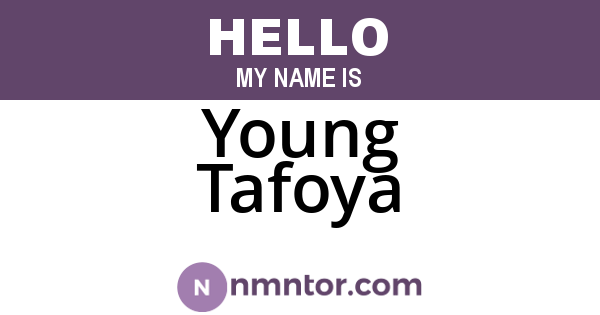 Young Tafoya