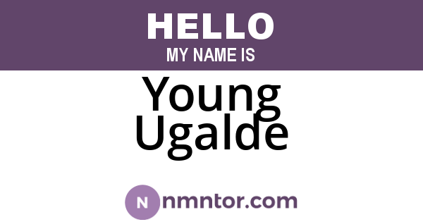 Young Ugalde