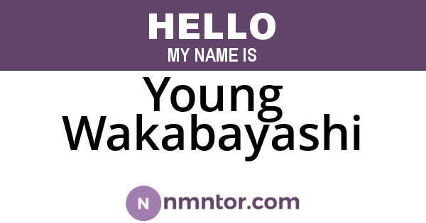 Young Wakabayashi