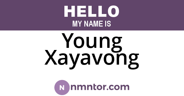 Young Xayavong