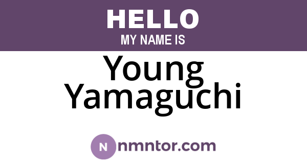 Young Yamaguchi