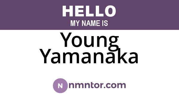 Young Yamanaka