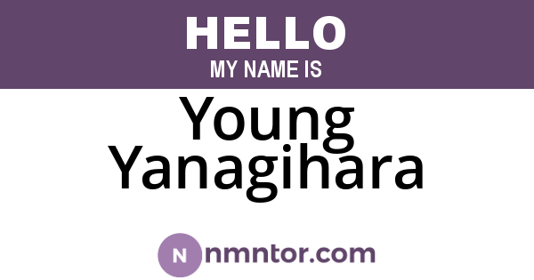 Young Yanagihara