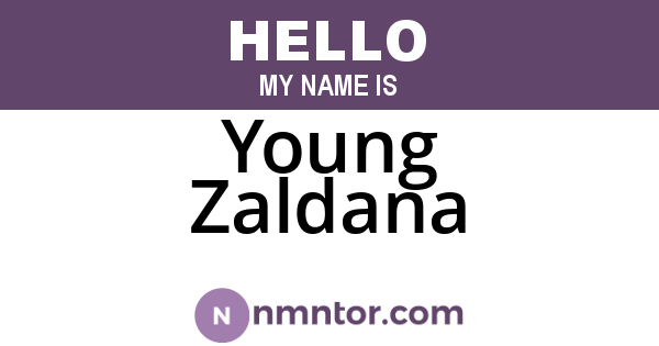 Young Zaldana