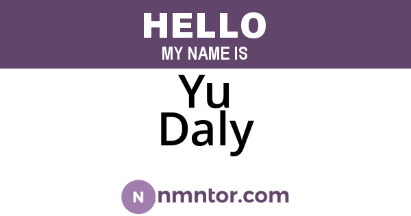Yu Daly