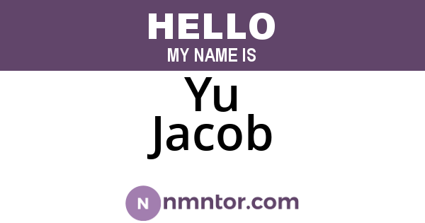 Yu Jacob