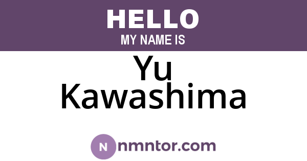Yu Kawashima