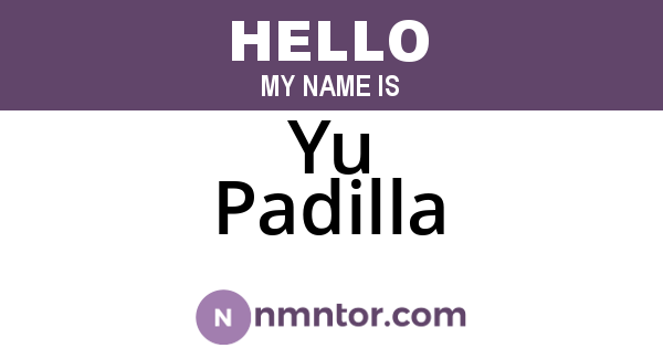 Yu Padilla