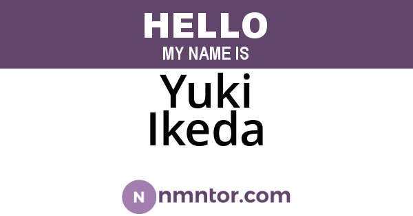Yuki Ikeda