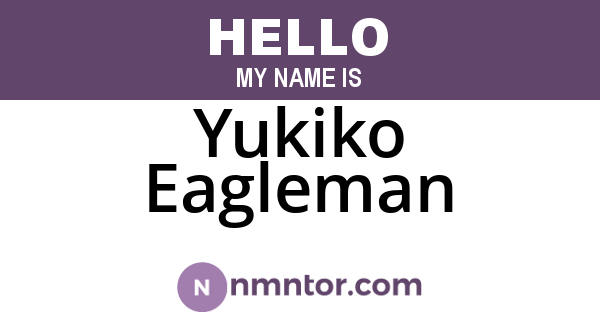 Yukiko Eagleman