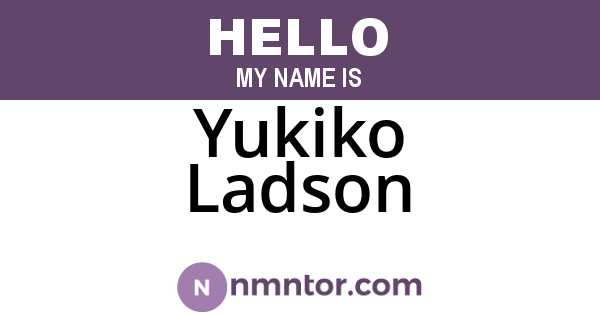 Yukiko Ladson