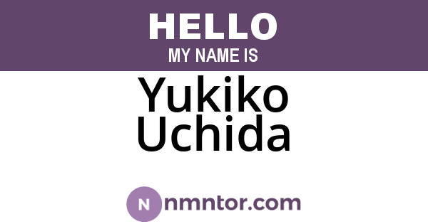Yukiko Uchida