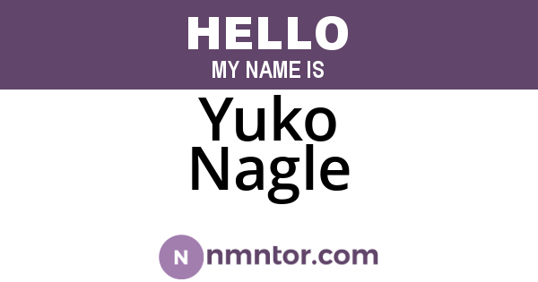 Yuko Nagle