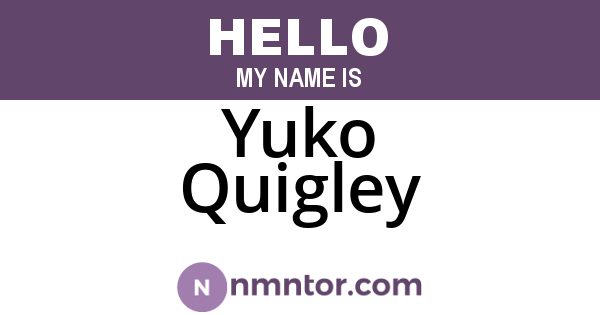 Yuko Quigley
