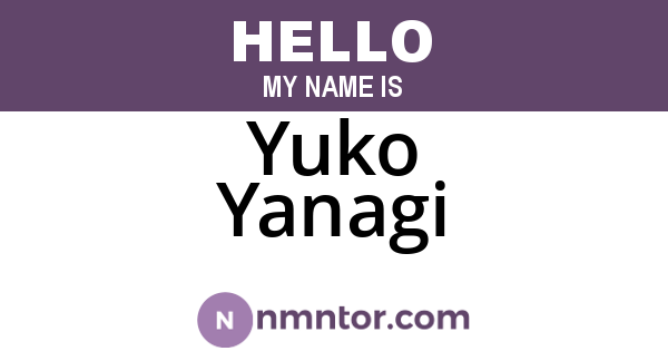 Yuko Yanagi