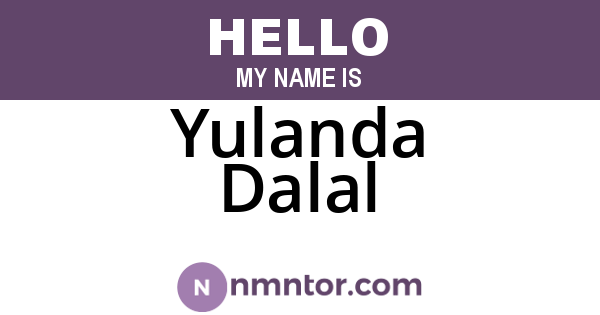 Yulanda Dalal