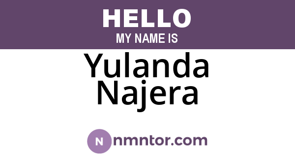 Yulanda Najera