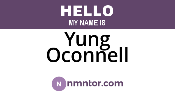 Yung Oconnell