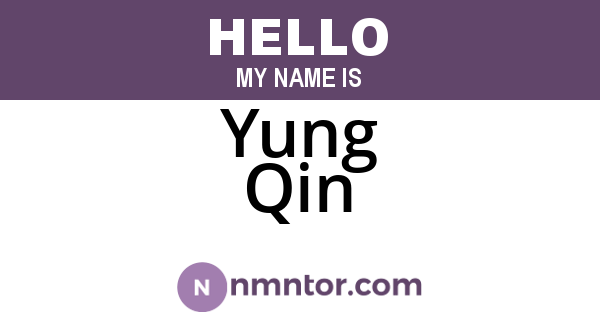 Yung Qin