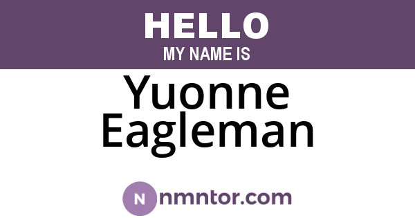 Yuonne Eagleman