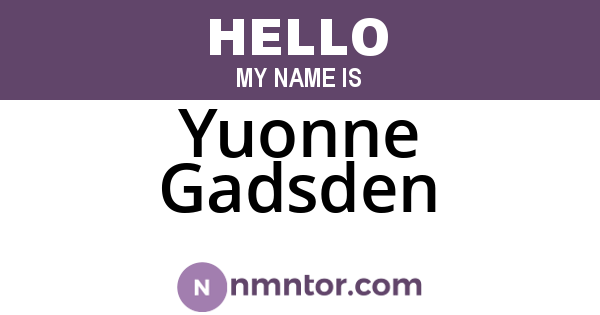 Yuonne Gadsden