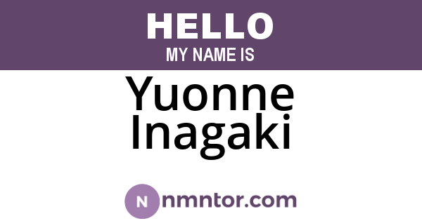 Yuonne Inagaki