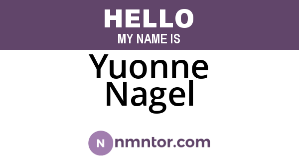Yuonne Nagel