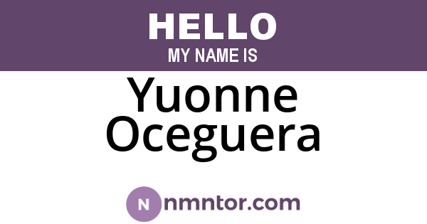 Yuonne Oceguera