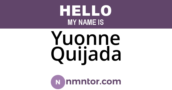 Yuonne Quijada