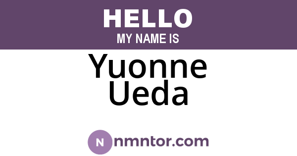 Yuonne Ueda