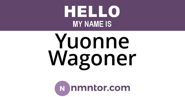 Yuonne Wagoner