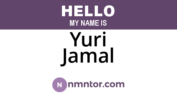 Yuri Jamal