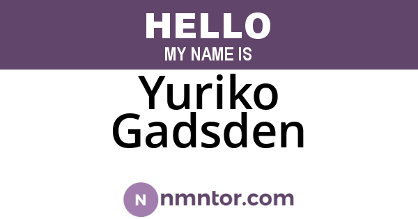 Yuriko Gadsden