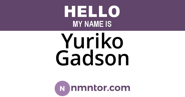 Yuriko Gadson