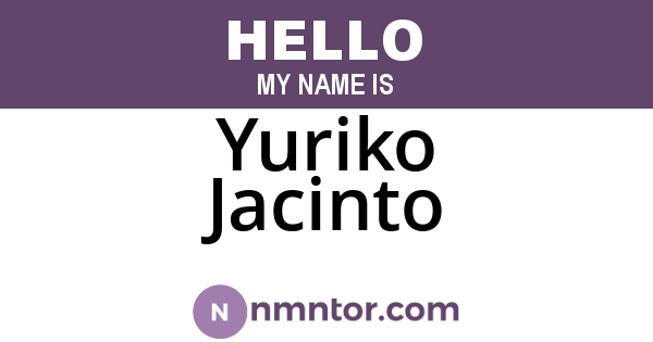 Yuriko Jacinto