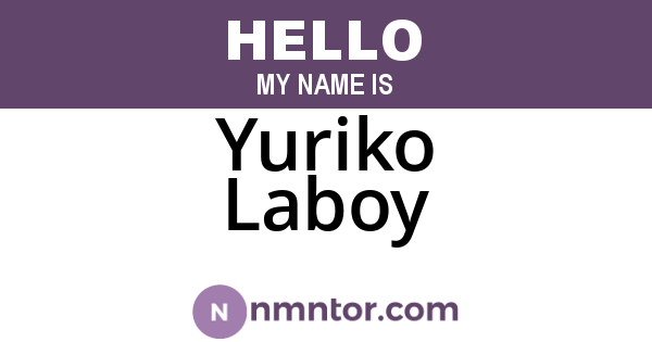 Yuriko Laboy