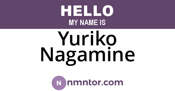 Yuriko Nagamine