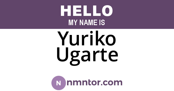 Yuriko Ugarte