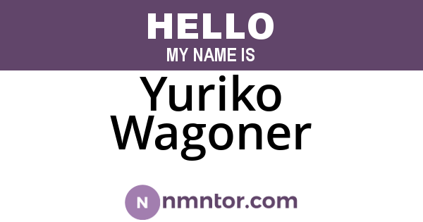 Yuriko Wagoner