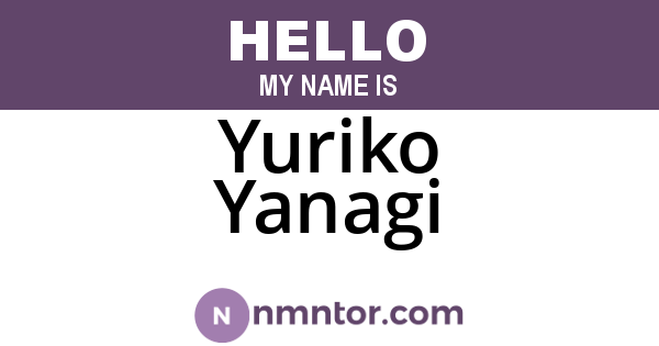 Yuriko Yanagi
