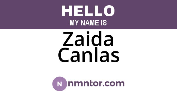 Zaida Canlas
