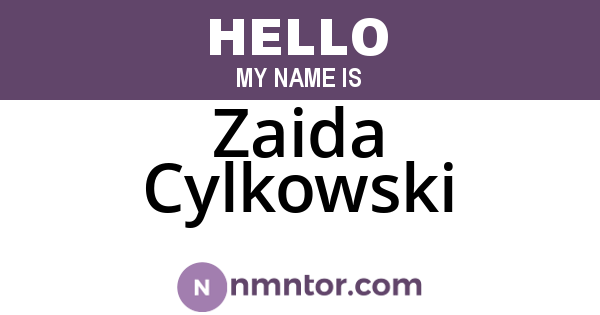 Zaida Cylkowski