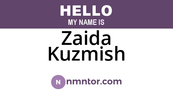 Zaida Kuzmish